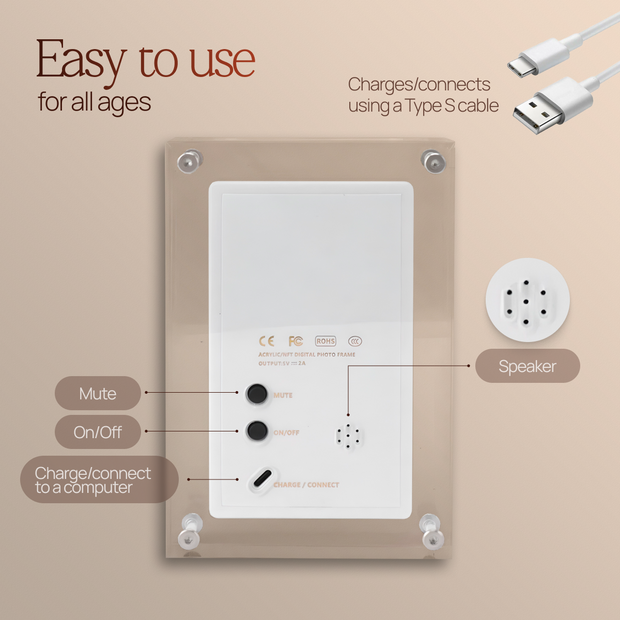 Digital Photo & Video Frame By Evider