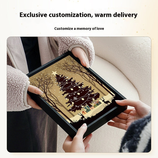 Luminous Christmas Frame By Evider